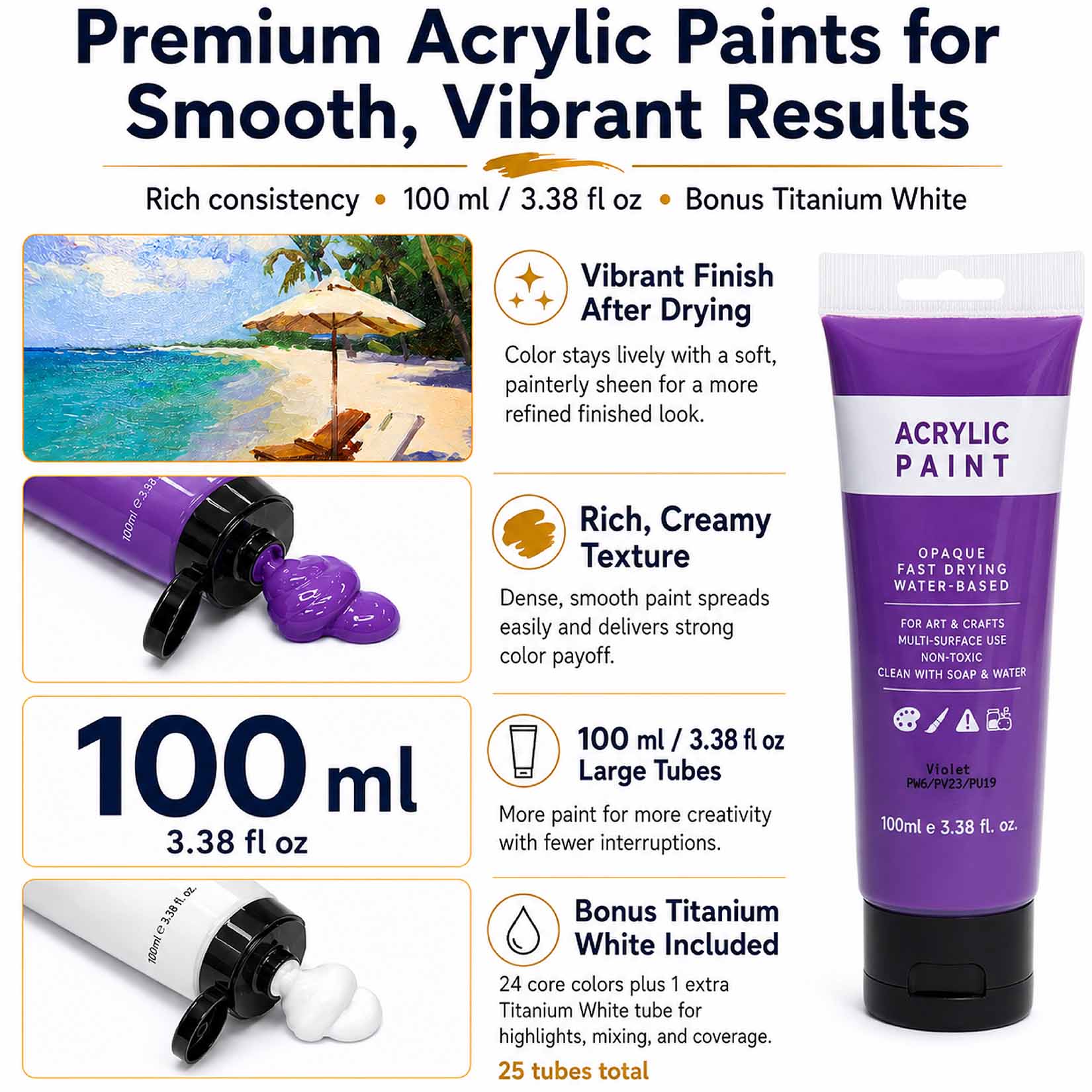 Acrylic Paint Set